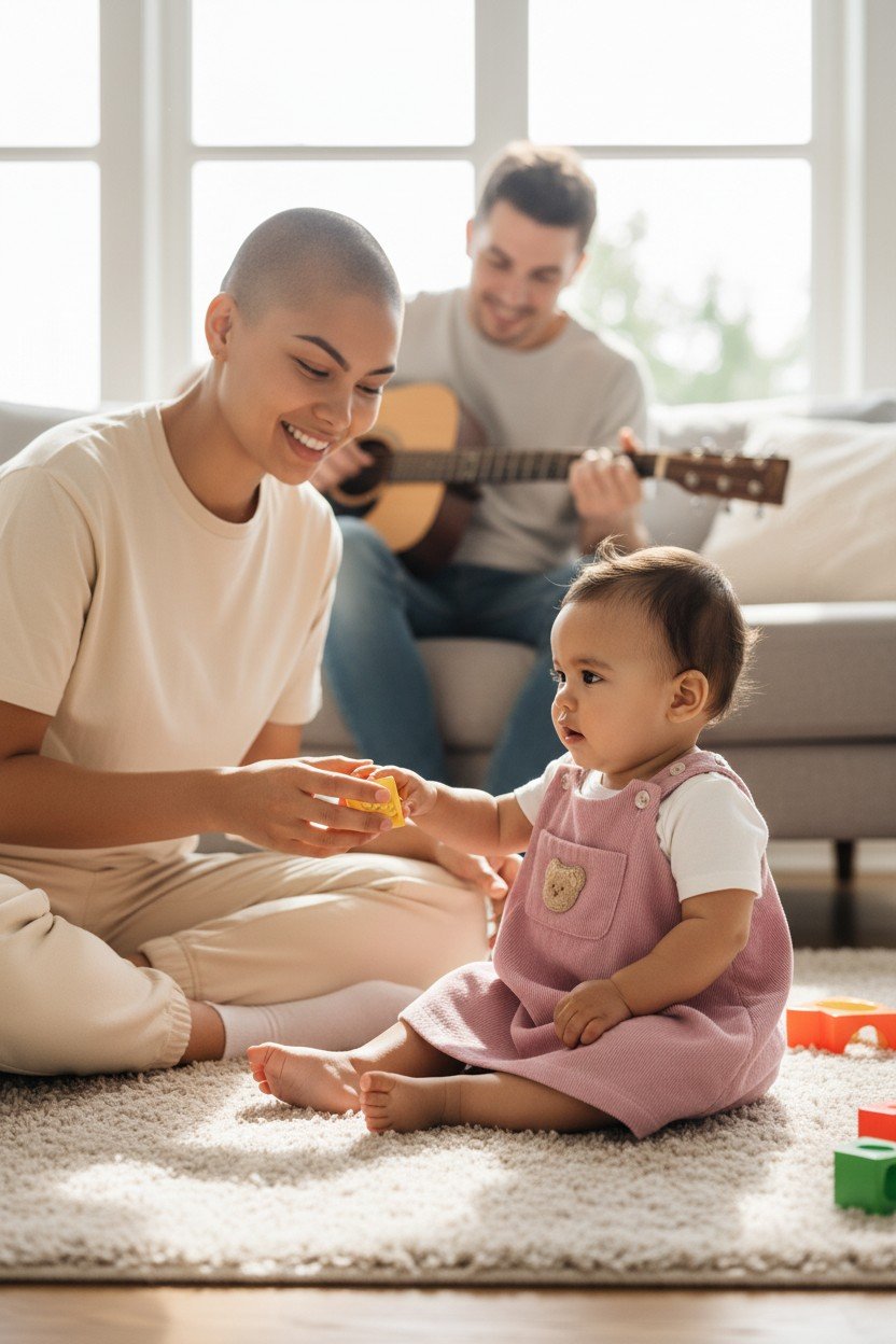 Vestido bebé 6-9 meses en pana rosa con tirantes y bolsillo de osito - Imagen 3